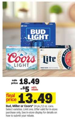 Bud, Miller or Coors