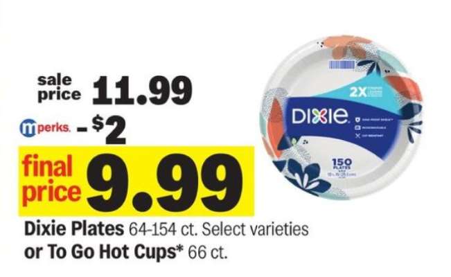 Dixie Plates or To Go Hot Cups