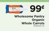 Wholesome Pantry Organic Whole Carrots