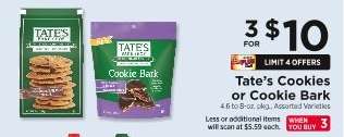 Tate’s Cookies or Cookie Bark