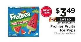 Frollies Fruity Ice Pops