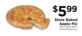 Store Baked Apple Pie