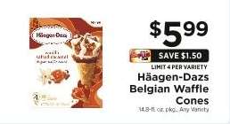 Häagen-Dazs Belgian Waffle Cones
