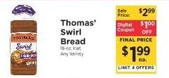 Thomas' Swirl Bread