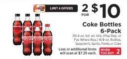 Coke Bottles 6-Pack