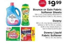 Bounce or Gain Fabric Softener Sheets