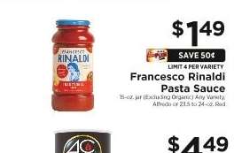 Francesco Rinaldi Pasta Sauce