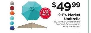 9-ft Market Umbrella
