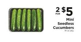 Mini Seedless Cucumbers