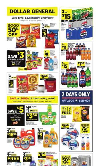 Dollar General Flyer - 05/25/2025 - 05/31/2025.