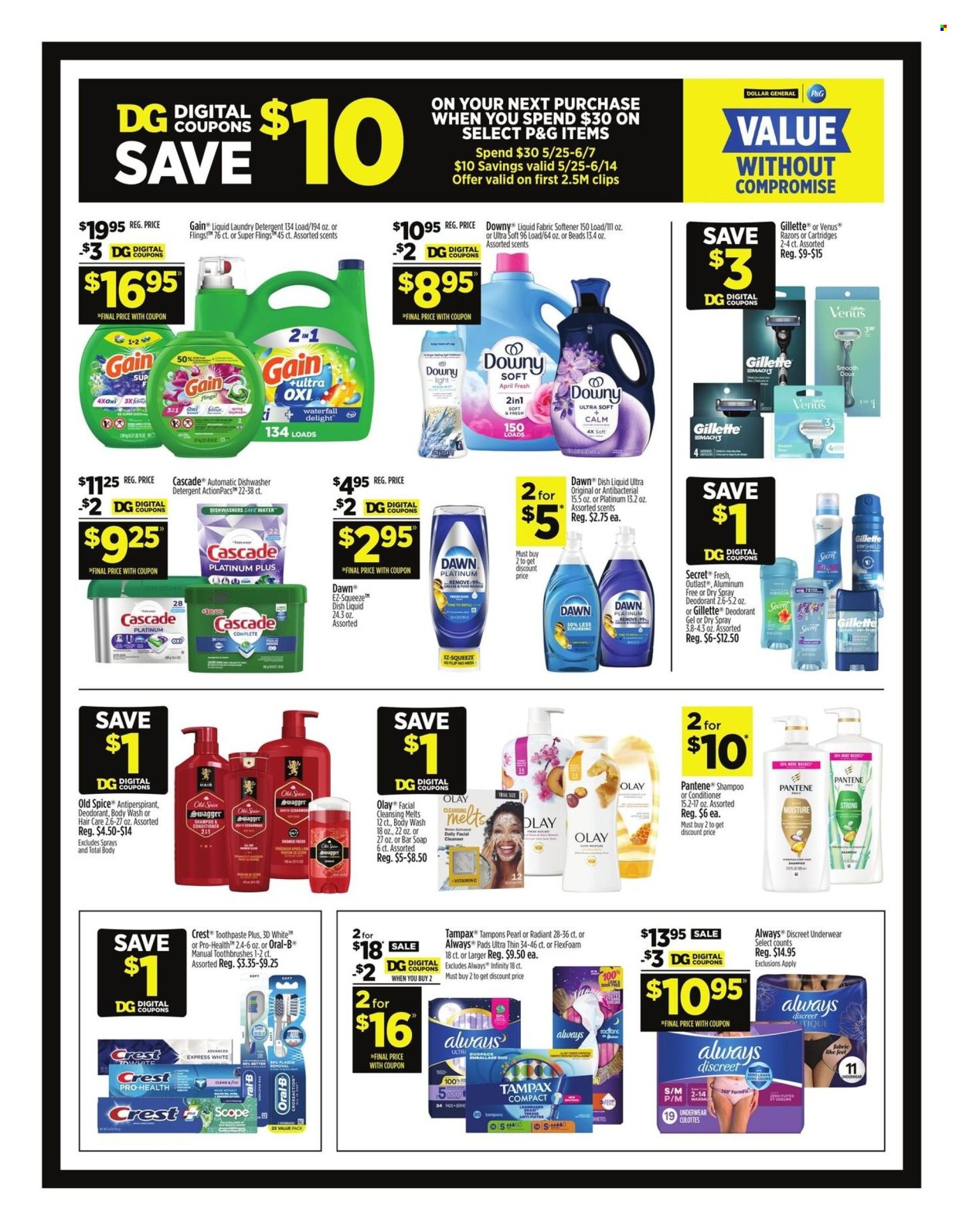 Dollar General ad - 05/25/2025 - 05/31/2025. Page 1