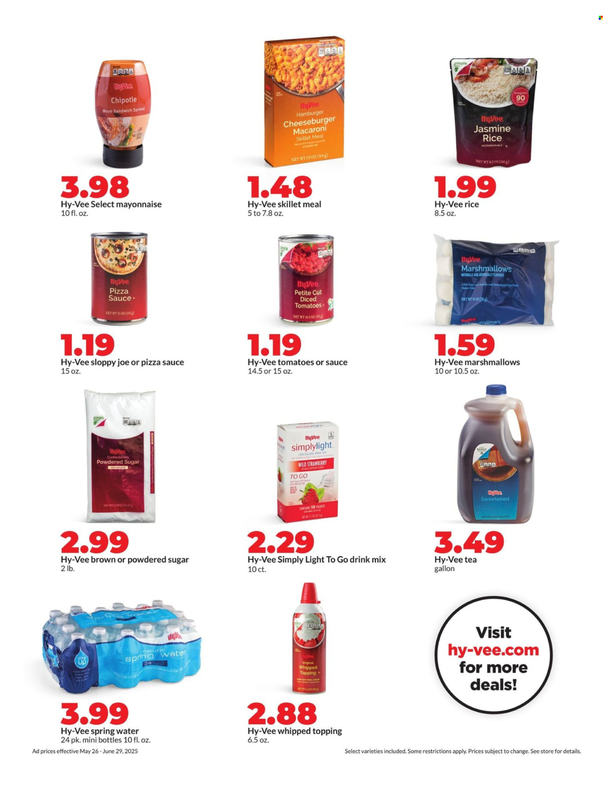 Hy-Vee ad - 05/26/2025 - 06/29/2025. Page 1