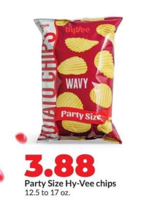 Party Size Hy-Vee chips