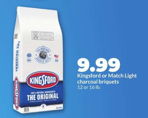 Kingsford or Match Light Charcoal Briquets