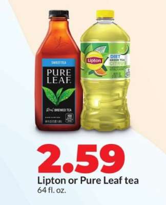 Lipton or Pure Leaf tea