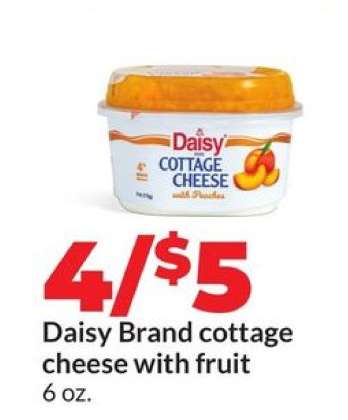 Daisy Brand cottage cheese with fruit