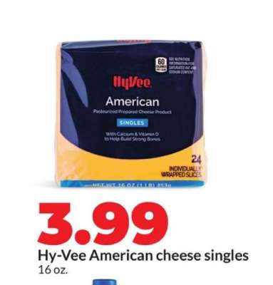 Hy-Vee American cheese singles