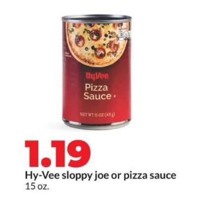Hy-Vee sloppy joe or pizza sauce