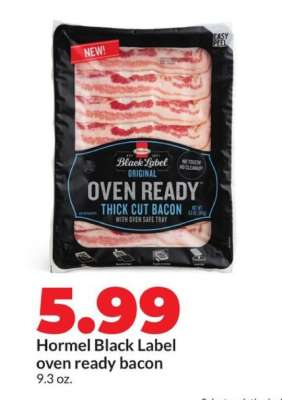 Hormel Black Label Oven Ready Bacon