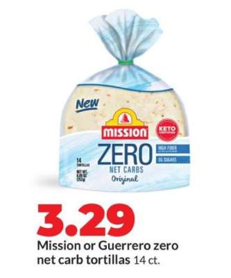Mission or Guerrero Zero Net Carb Tortillas