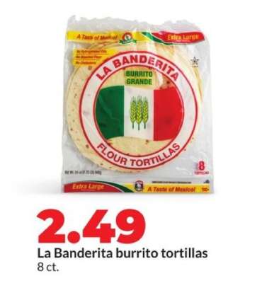 La Banderita Burrito Tortillas