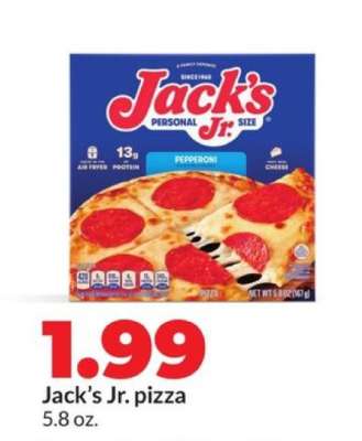 Jack's Jr. pizza