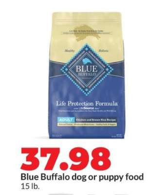 Blue Buffalo dog or puppy food