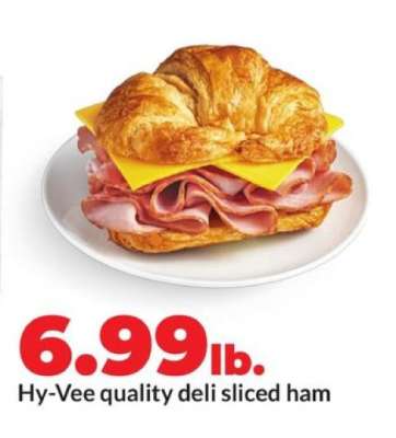 Hy-Vee quality deli sliced ham