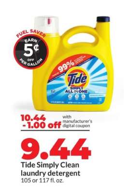 Tide Simply Clean laundry detergent