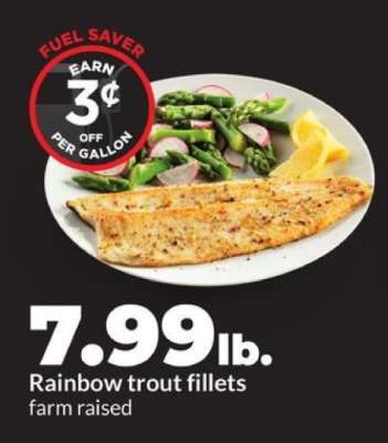 Rainbow trout fillets