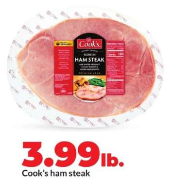 Cook’s ham steak