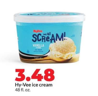 Hy-Vee ice cream