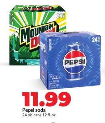 Pepsi soda