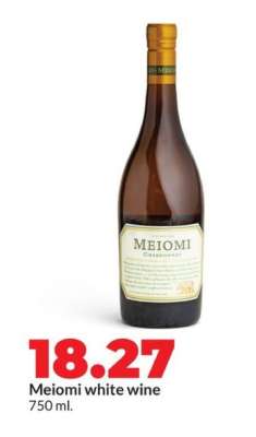 Meiomi white wine