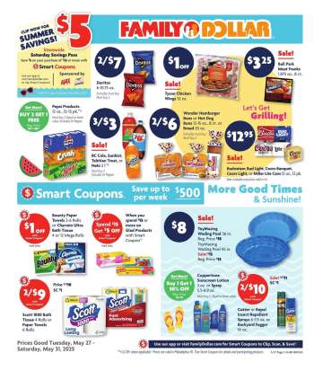 Family Dollar Flyer - 05/27/2025 - 05/31/2025.