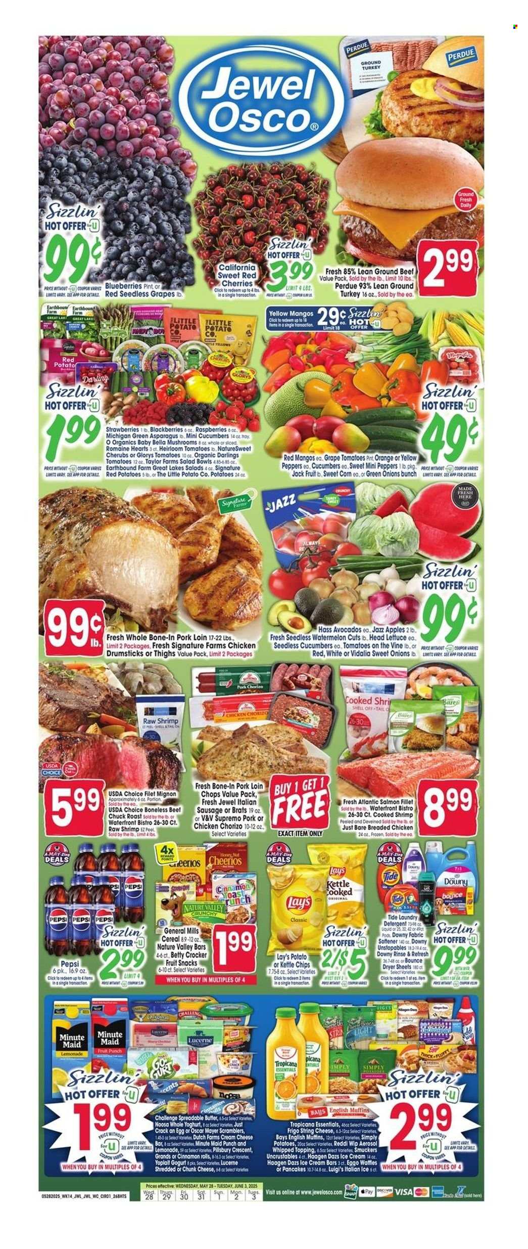 Jewel Osco ad - 05/28/2025 - 06/03/2025. Page 1
