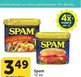 Spam - 12 oz. Selected varieties
