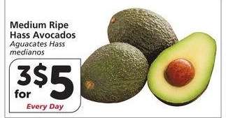 Medium Ripe Hass Avocados