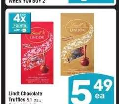 Lindt chocolate truffles - 5.1 oz., Select Varieties