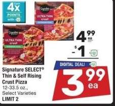 Signature SELECT® Thin & Self Rising Crust Pizza - 12-33.5 oz., Select Varieties