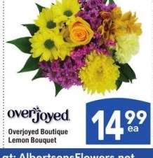 Overjoyed Boutique Lemon Bouquet