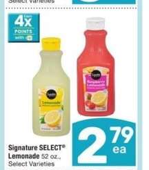 Signature SELECT® Lemonade - 52 oz., Select Varieties