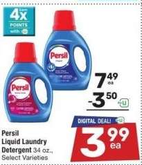 Persil Liquid Laundry Detergent - 34 oz., Select Varieties
