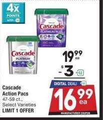 Cascade Action Pacs - 47-59 ct., Select Varieties