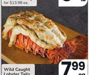Wild-Caught Lobster Tails - 3-4 oz., Frozen