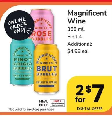 Magnificent Wine - 355 ml.