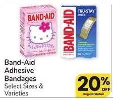 Band-Aid Adhesive Bandages - Select Sizes & Varieties