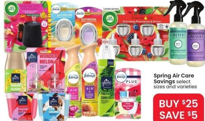 Spring Air Care Savings - select varieties