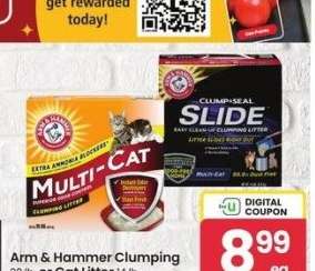Arm & Hammer Clumping 20 lb. or Cat Litter 14 lb. - Selected varieties.