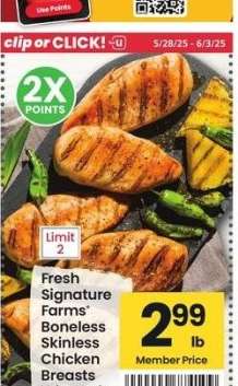 Fresh Signature Farms® Boneless Skinless Chicken Breasts - Value pack.